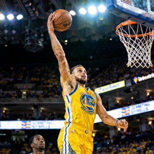 斯蒂芬·库里NBA季后赛三分投篮瞬间 - 勇士队球星远投得分
